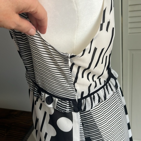 MAEVE Anthropologie brand summer black and white dress. - Picture 10 of 13